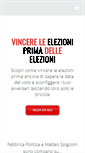 Mobile Screenshot of fabbricapolitica.com